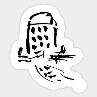 Building - Architecture Sketch Sticker